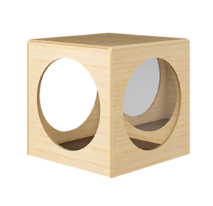 Giant Mirror Cube Den