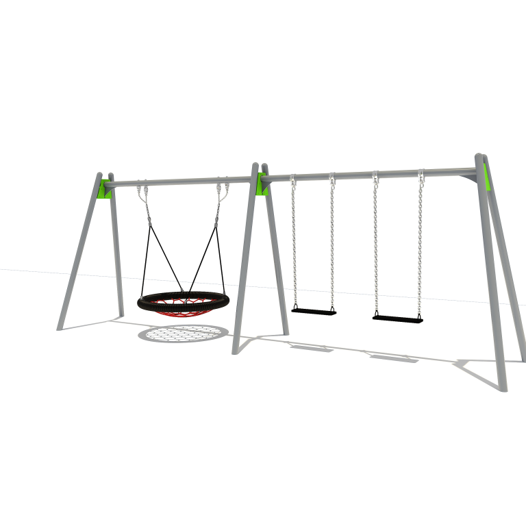 Mixed Swing (1 Nest + 2 Flat)